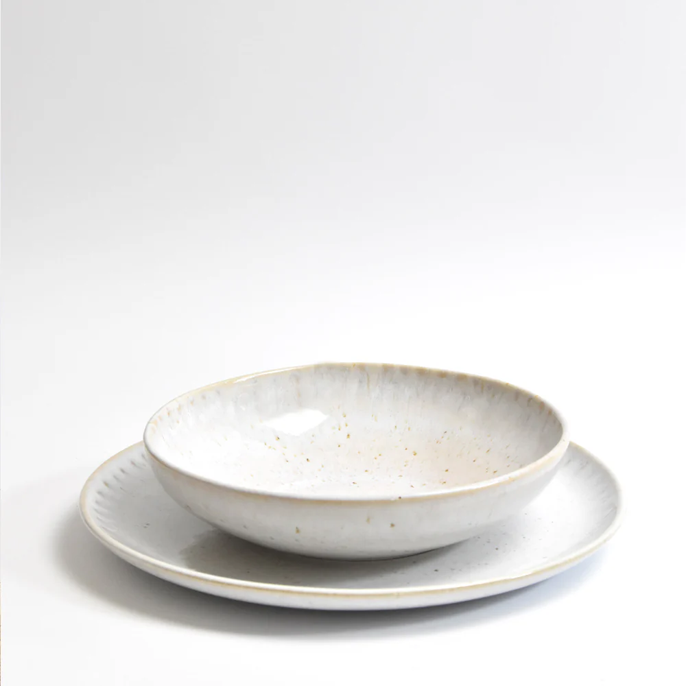 Assiette creuse | Blanc audacieux - Image 8