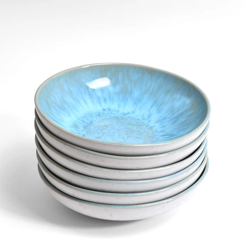 Assiette creuse | Bleu água - Image 10