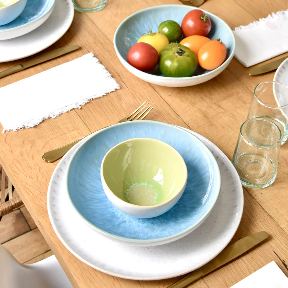 Assiette creuse | Bleu água - Image 4