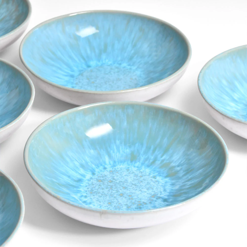 Assiette creuse | Bleu água - Image 6