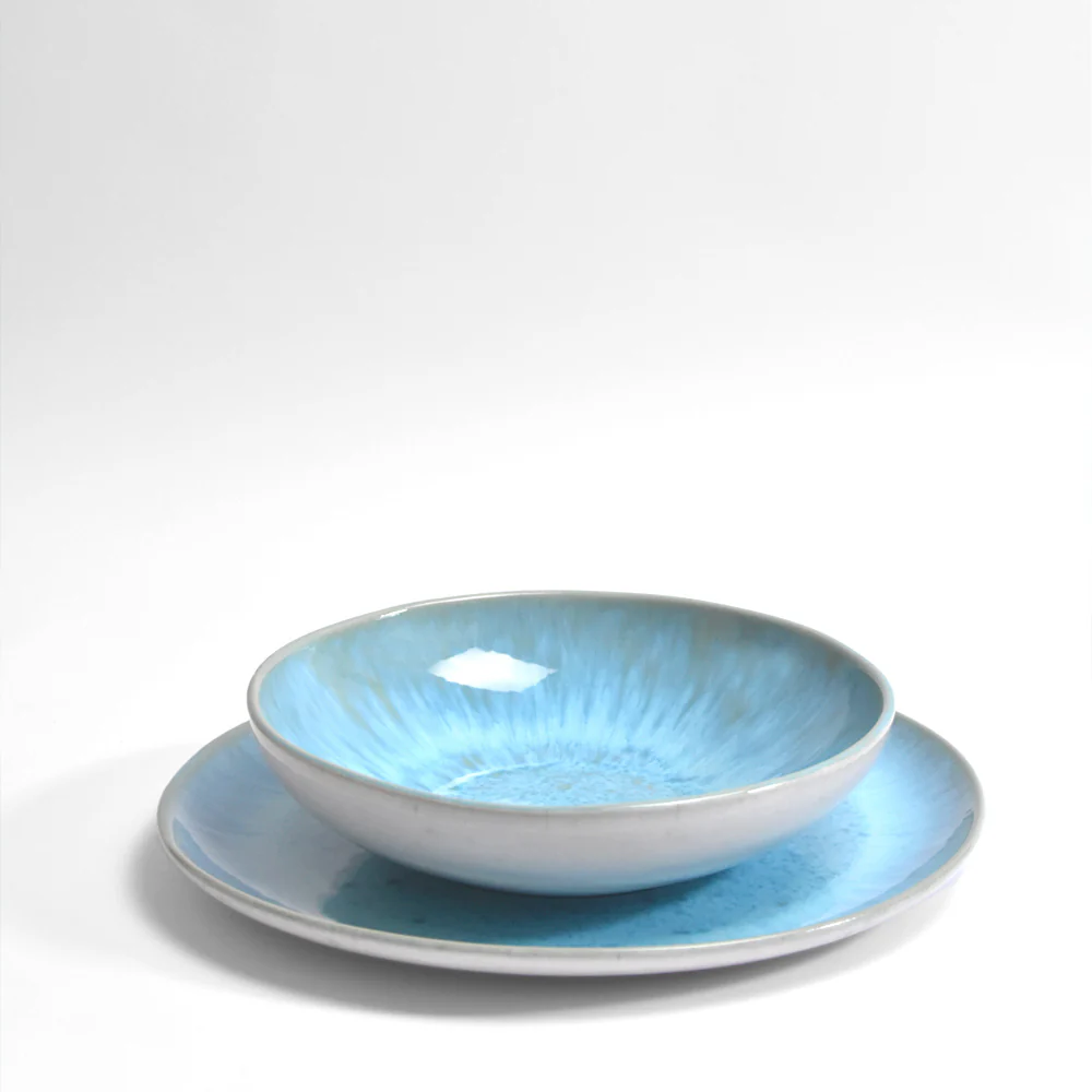 Assiette creuse | Bleu água - Image 9