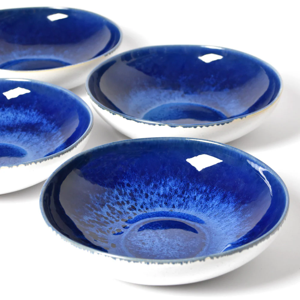 Assiette creuse | Bleu odyssée - Image 4