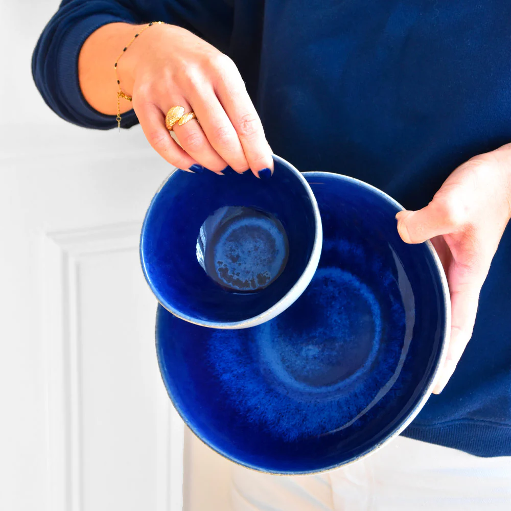 Assiette creuse | Bleu odyssée - Image 5