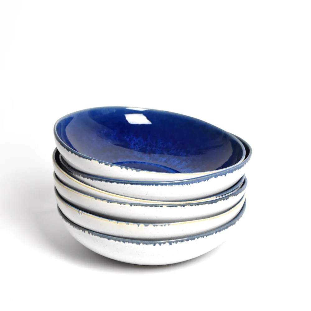 Assiette creuse | Bleu odyssée - Image 7