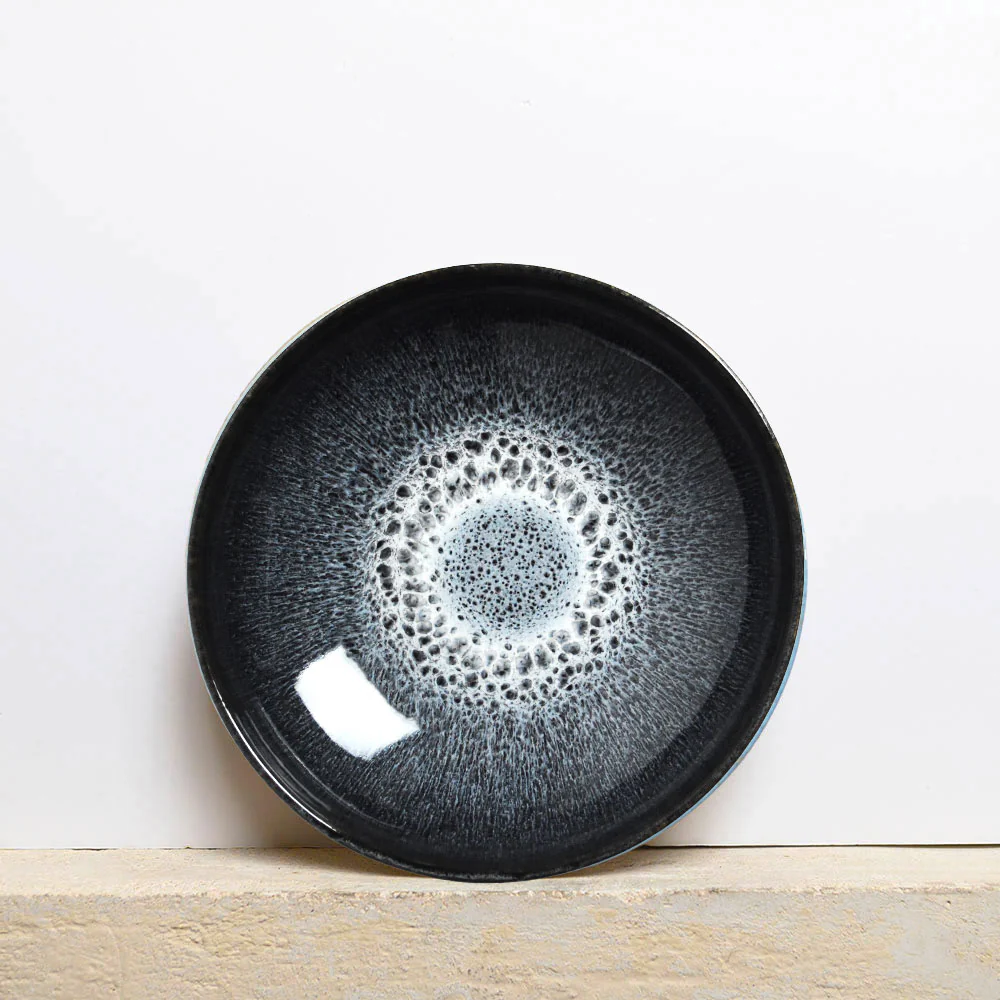 Assiette creuse | Noir écume - Image 3