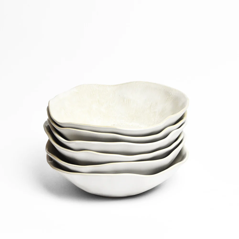 Assiette creuse Onda | Beige sable - Image 6