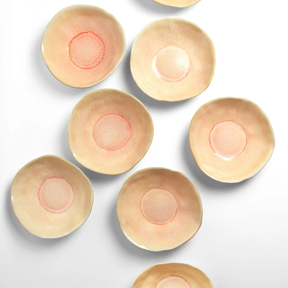 Assiette creuse Onda | Corail doré - Image 7