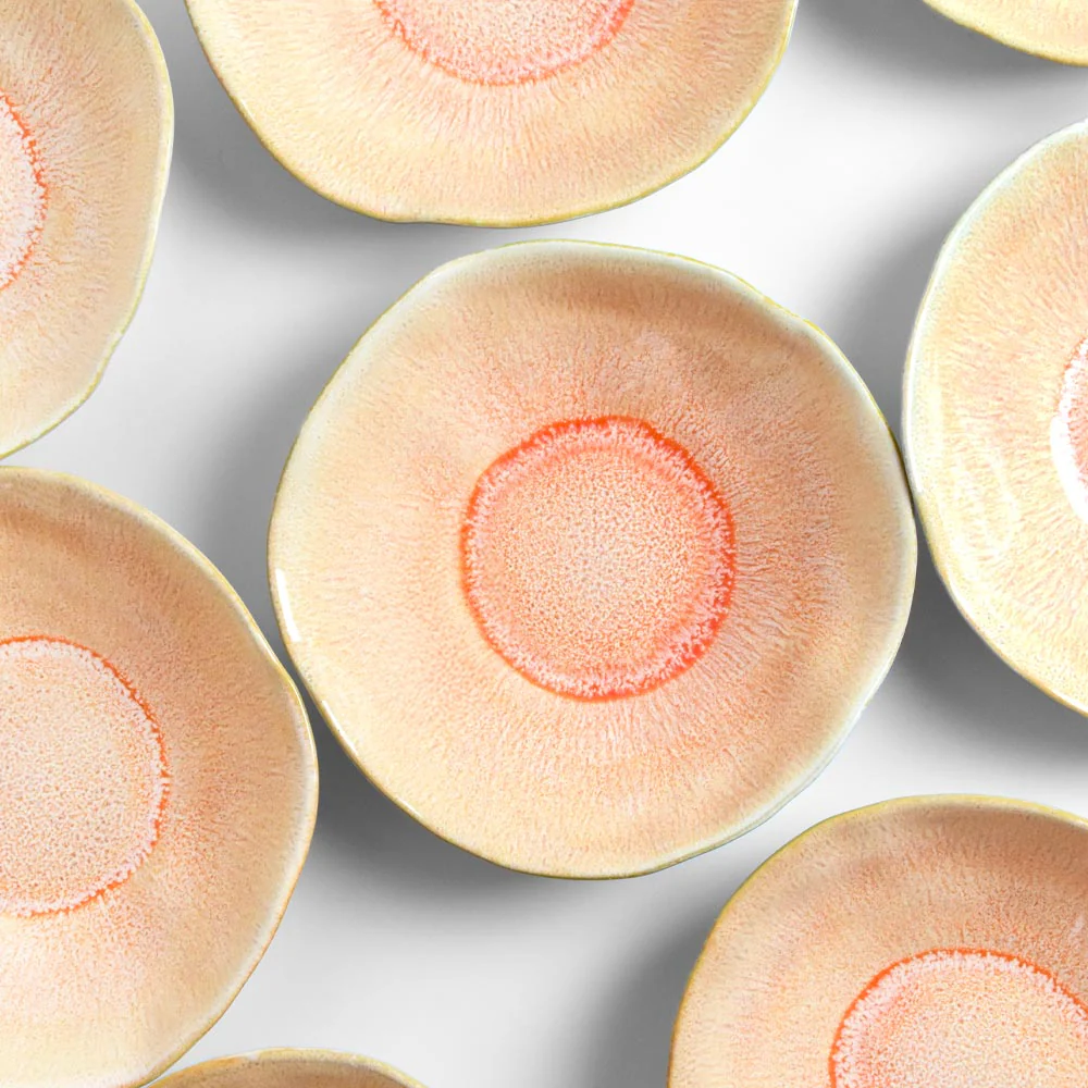 Assiette creuse Onda | Corail doré - Image 8