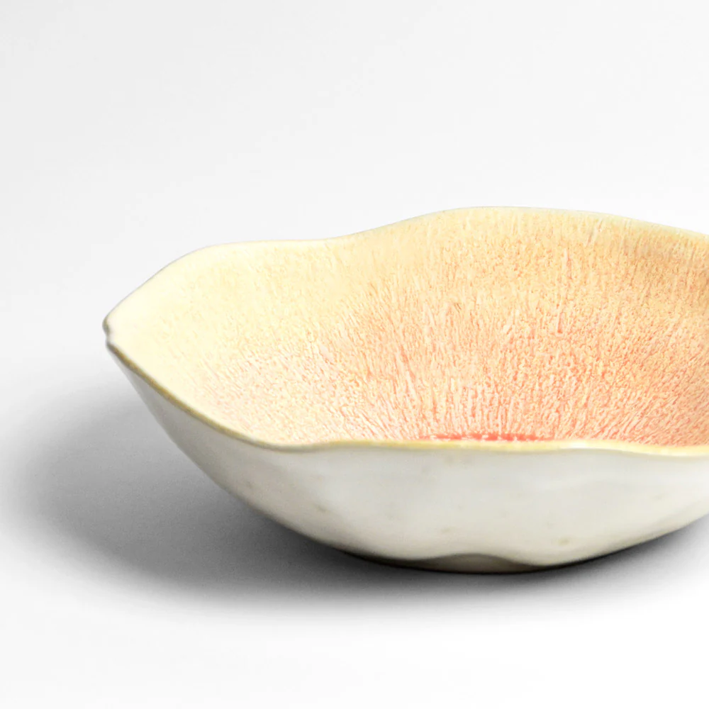 Assiette creuse Onda | Corail doré - Image 9