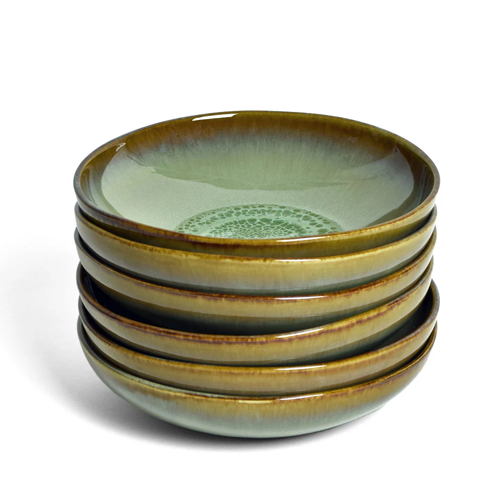 Assiette creuse | Vert rivage - Image 5