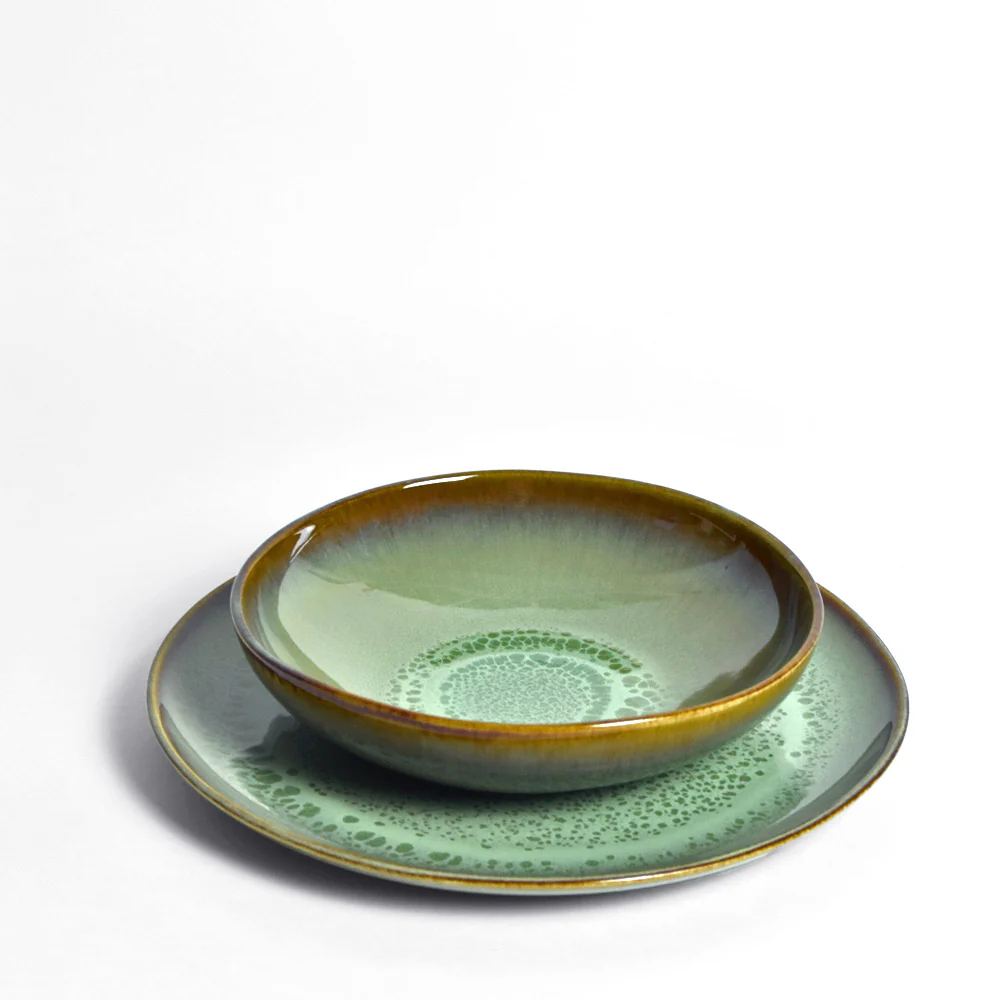 Assiette creuse | Vert rivage - Image 7