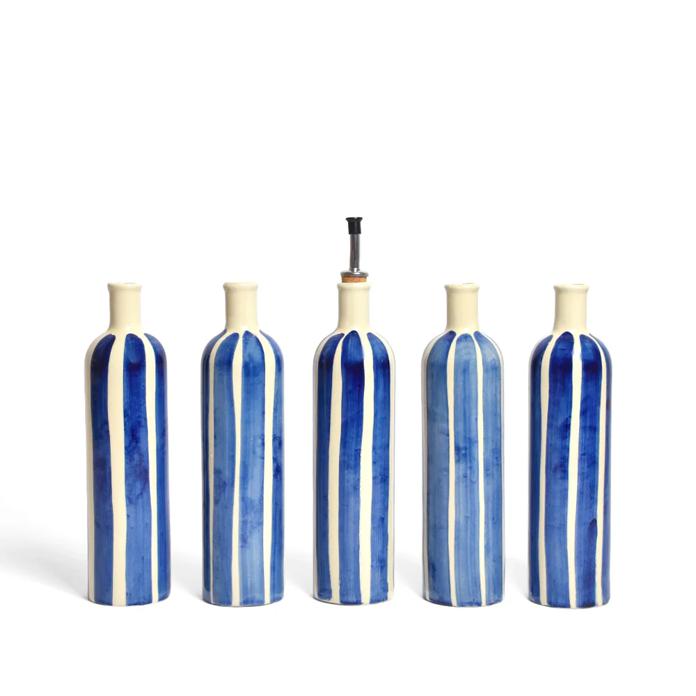 Bouteille d'huile | Bleu Linhas - Image 5