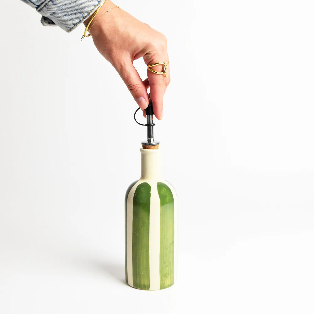 Petite bouteille d'huile | Vert Linhas - Image 3