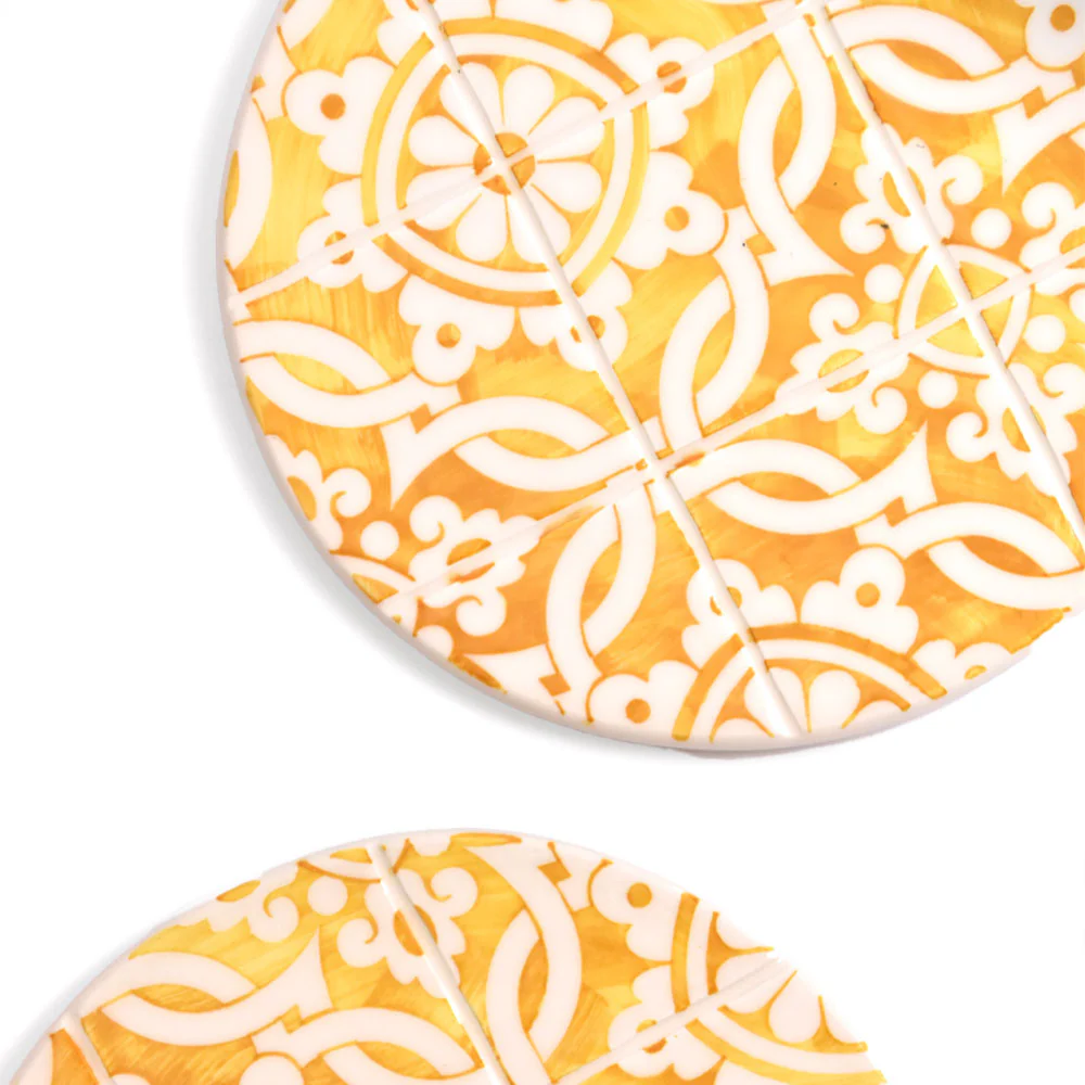 Dessous de plat | Jaune Azulejos - Image 3