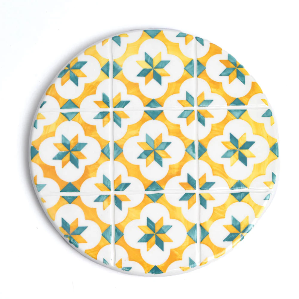 Dessous de plat | Jaune & Vert Azulejos - Image 5
