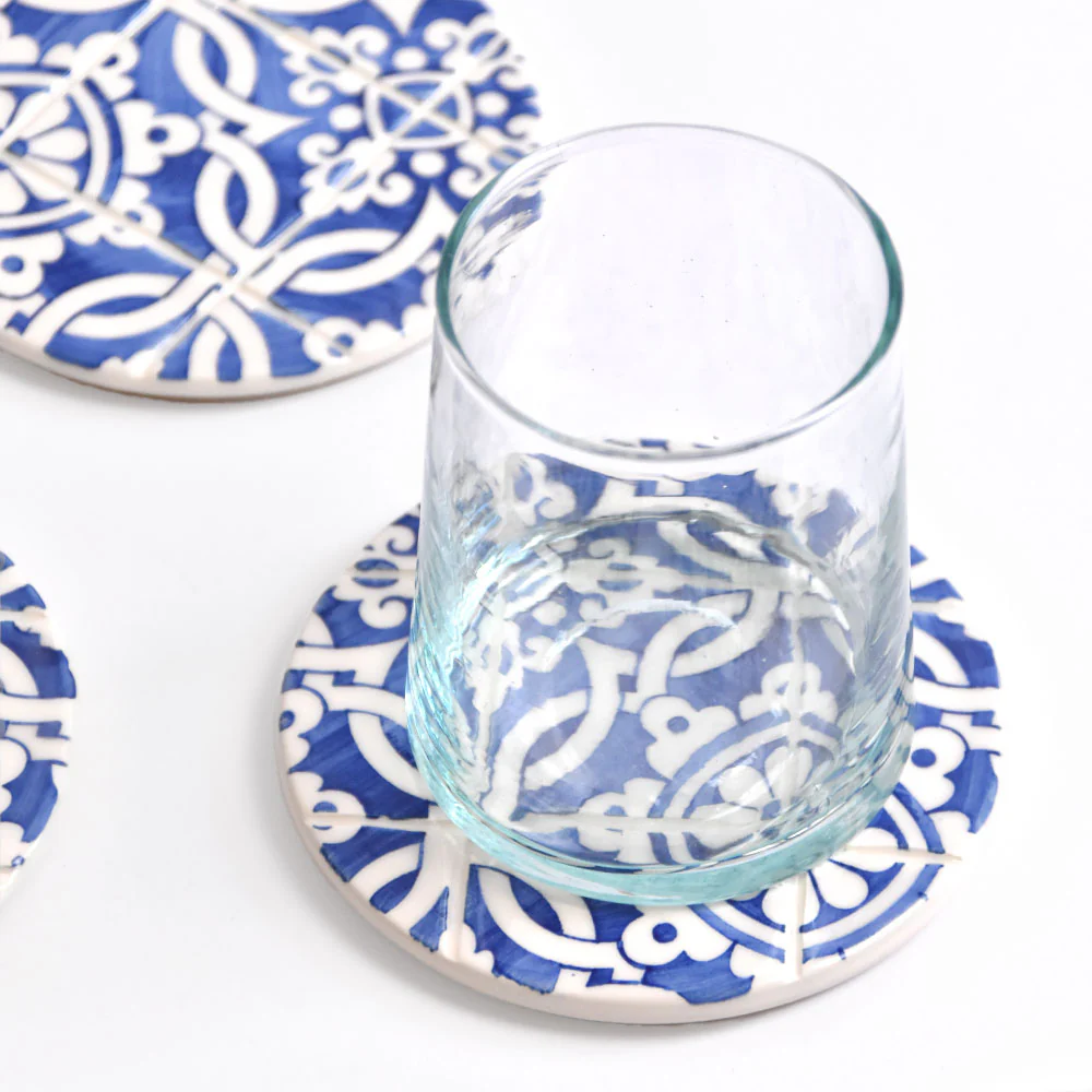 Dessous de verre | Bleu Azulejos - Image 5