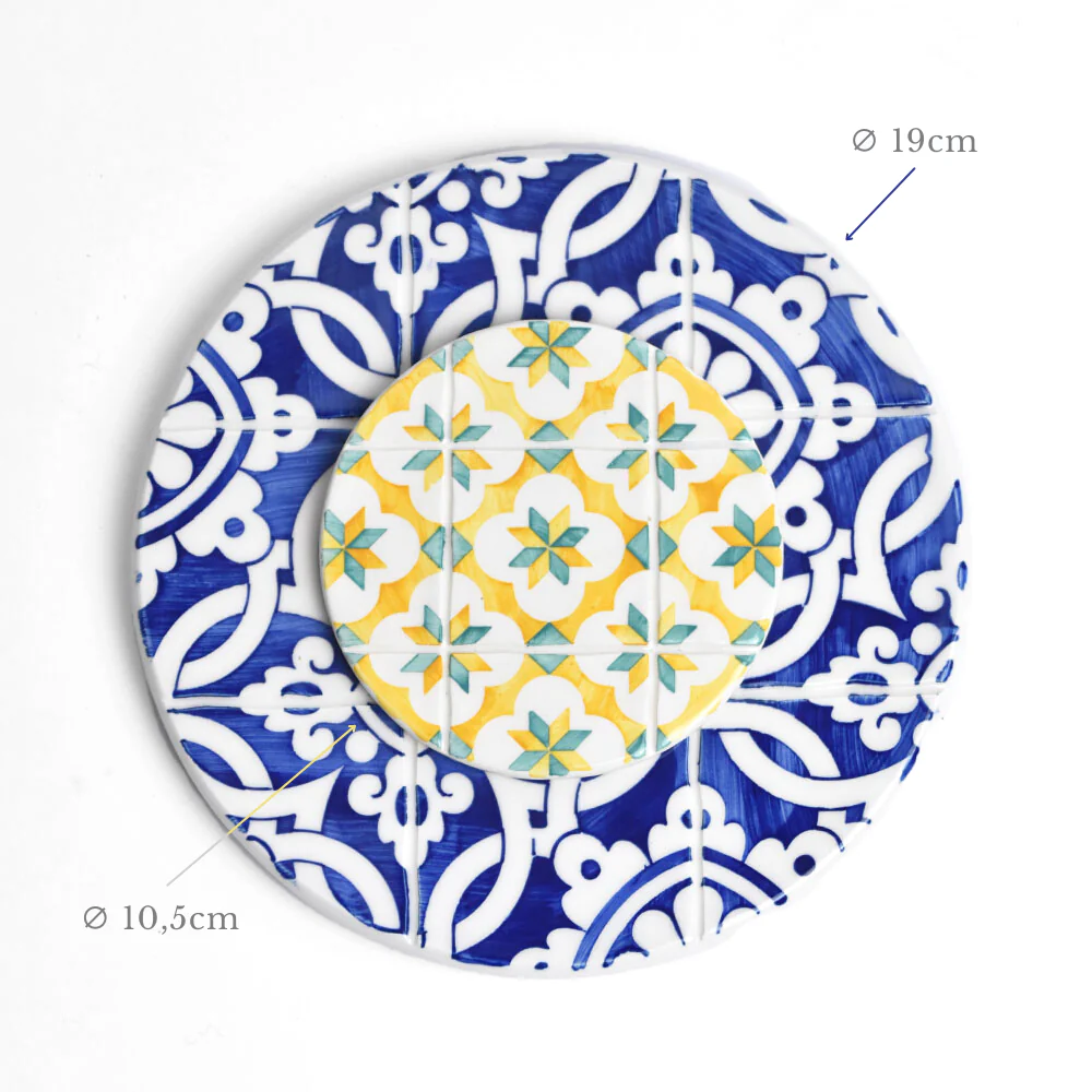 Dessous de verre | Jaune Azulejos - Image 9
