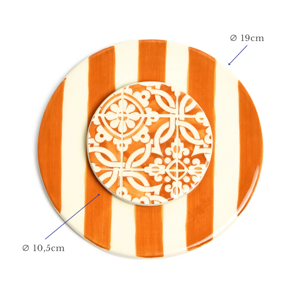 Dessous de plat | Terracotta Linhas - Image 8