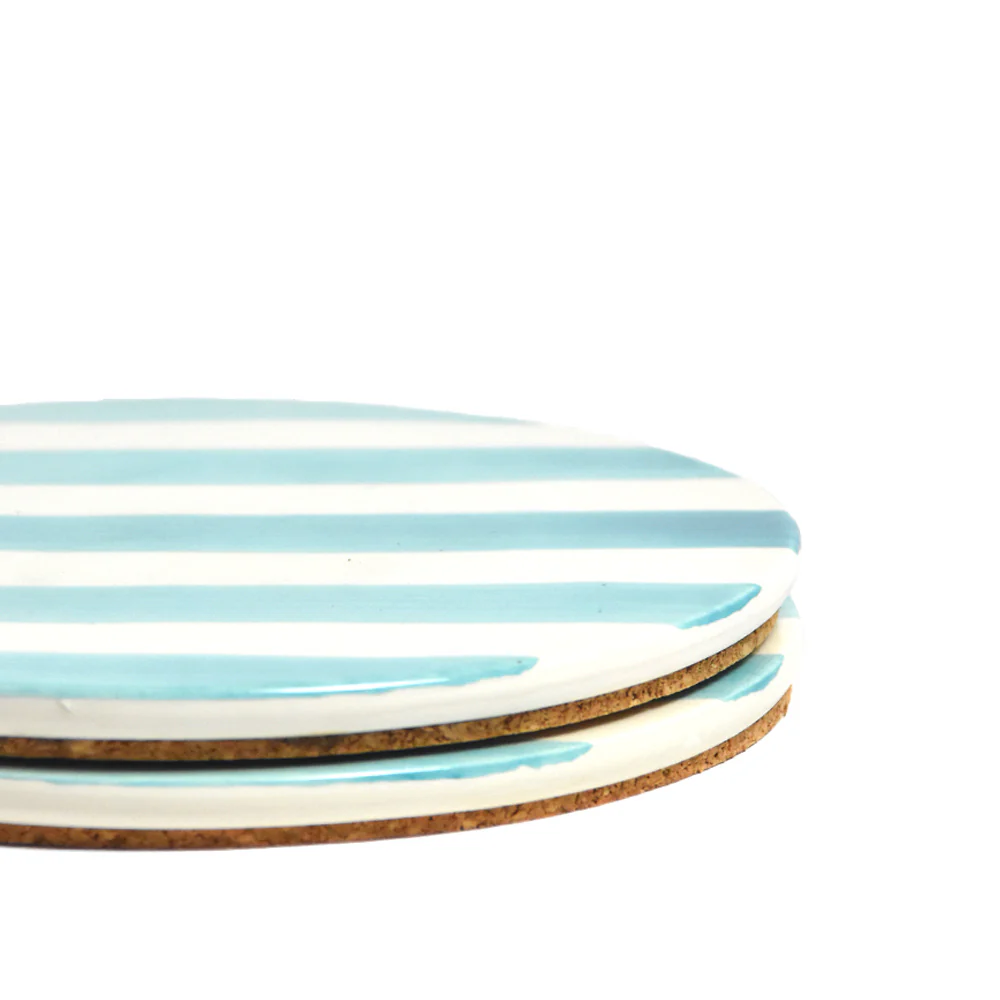 Dessous de plat | Vert d'eau Linhas - Image 4