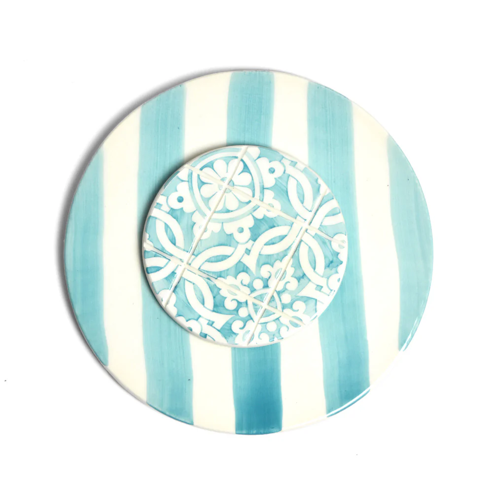 Dessous de plat | Vert d'eau Linhas - Image 7