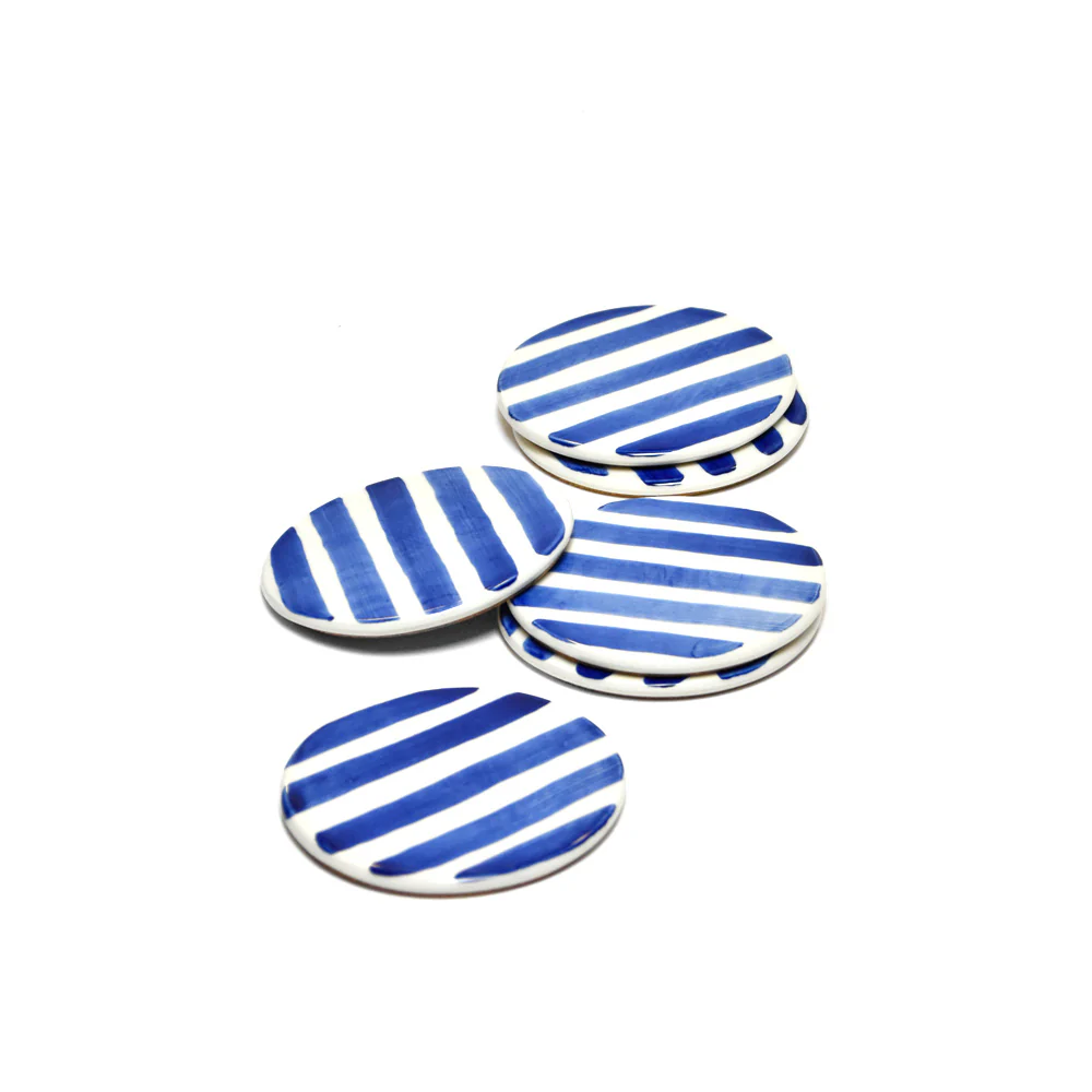 Dessous de verre | Bleu Linhas - Image 6