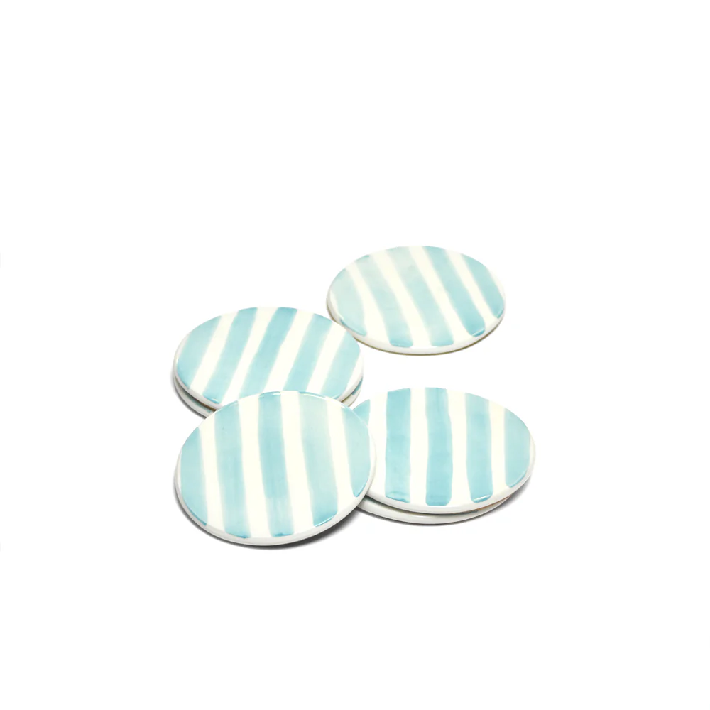 Dessous de verre | Vert d'eau Linhas - Image 7