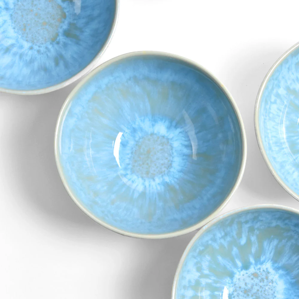 Grand bol rond | Bleu água - Image 7