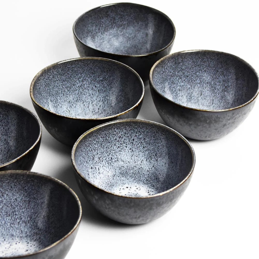 Grand bol rond | Noir écume - Image 5