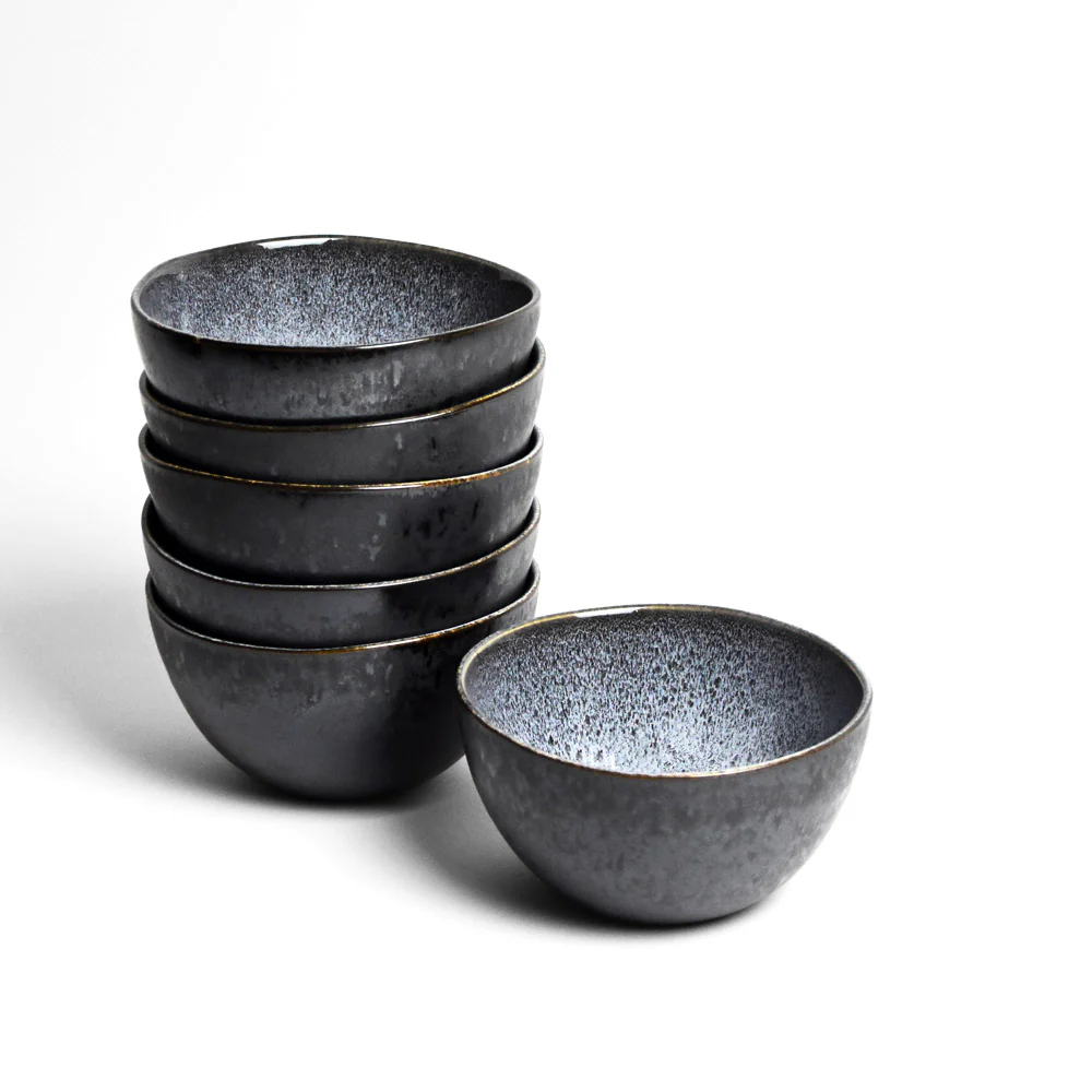 Grand bol rond | Noir écume - Image 6