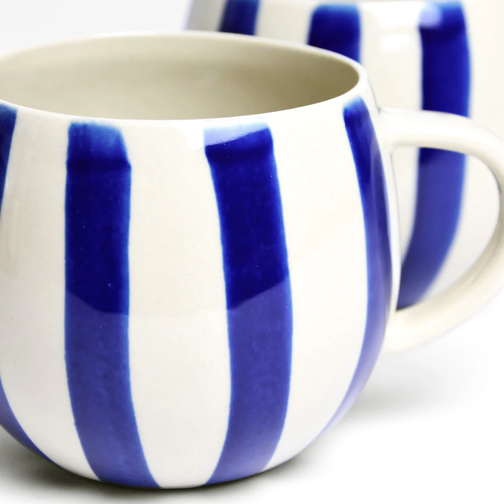 Grand Mug | Bleu Linhas - Image 3