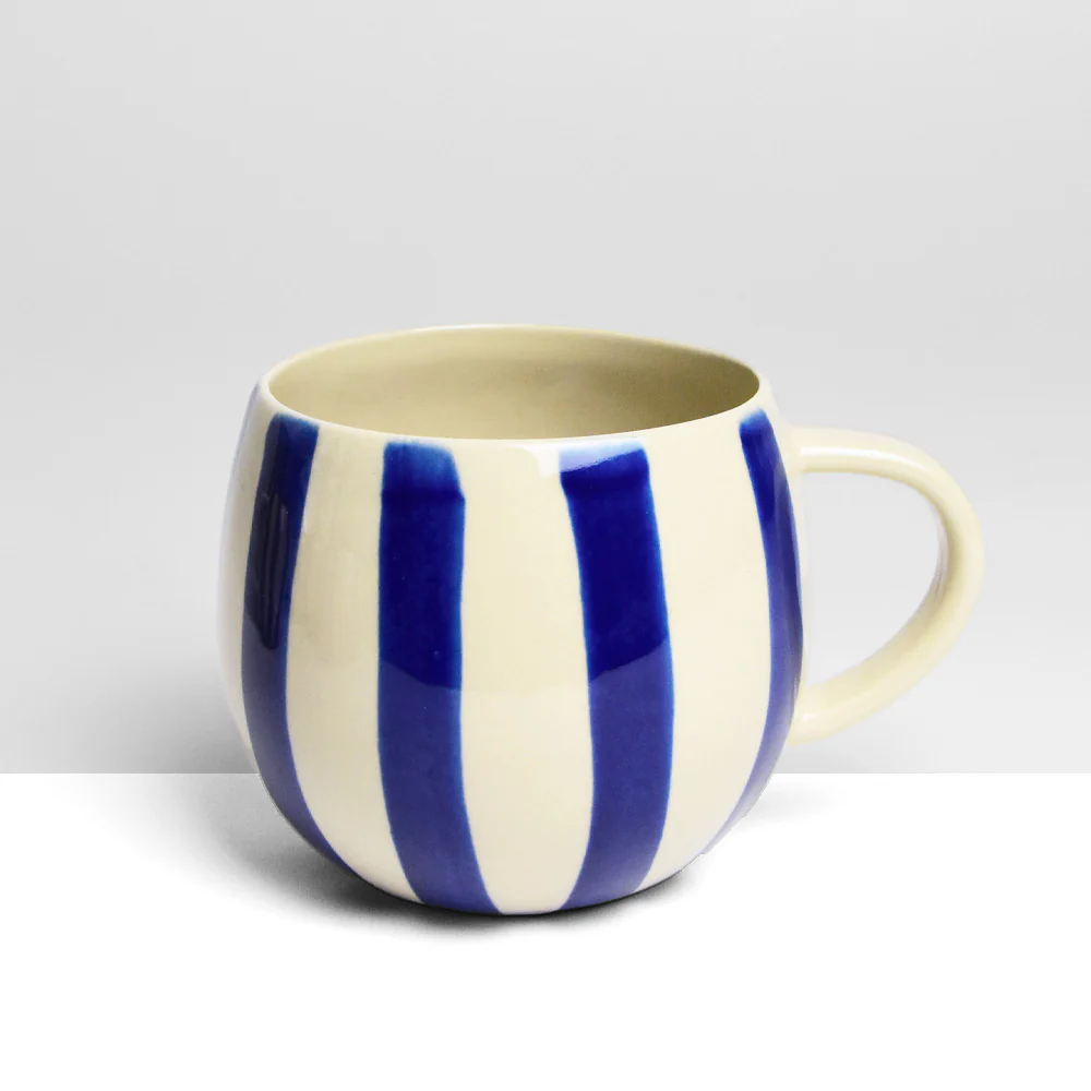 Grand Mug | Bleu Linhas - Image 4