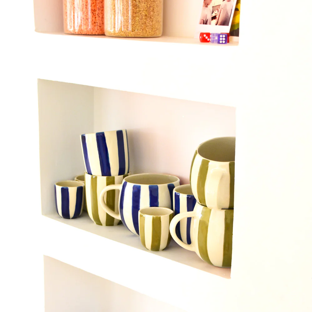 Grand Mug | Vert Linhas - Image 6