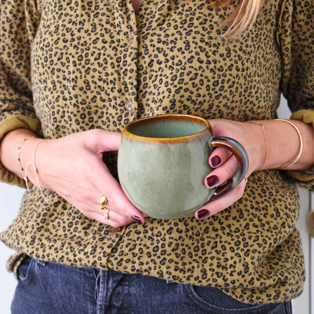 Grand Mug | Vert rivage - Image 3