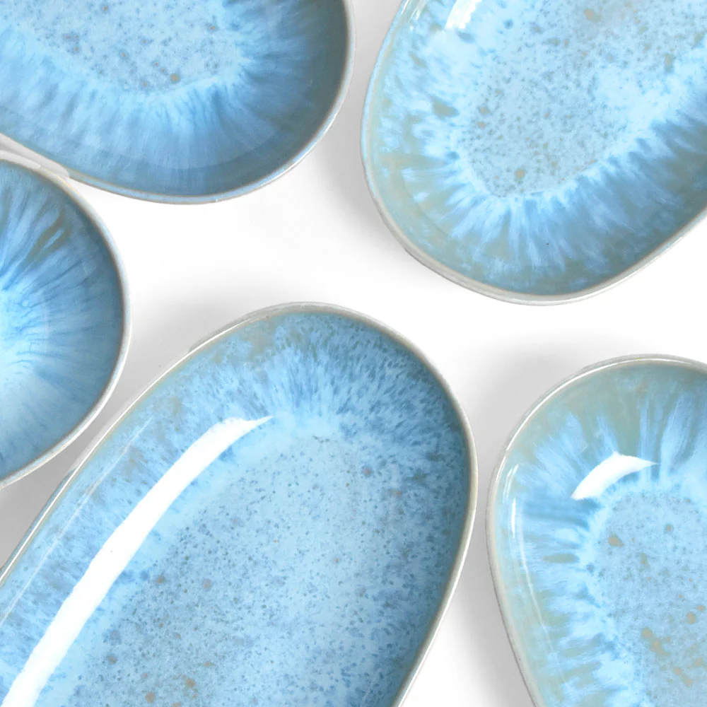 Plat de service L | Bleu água - Image 3