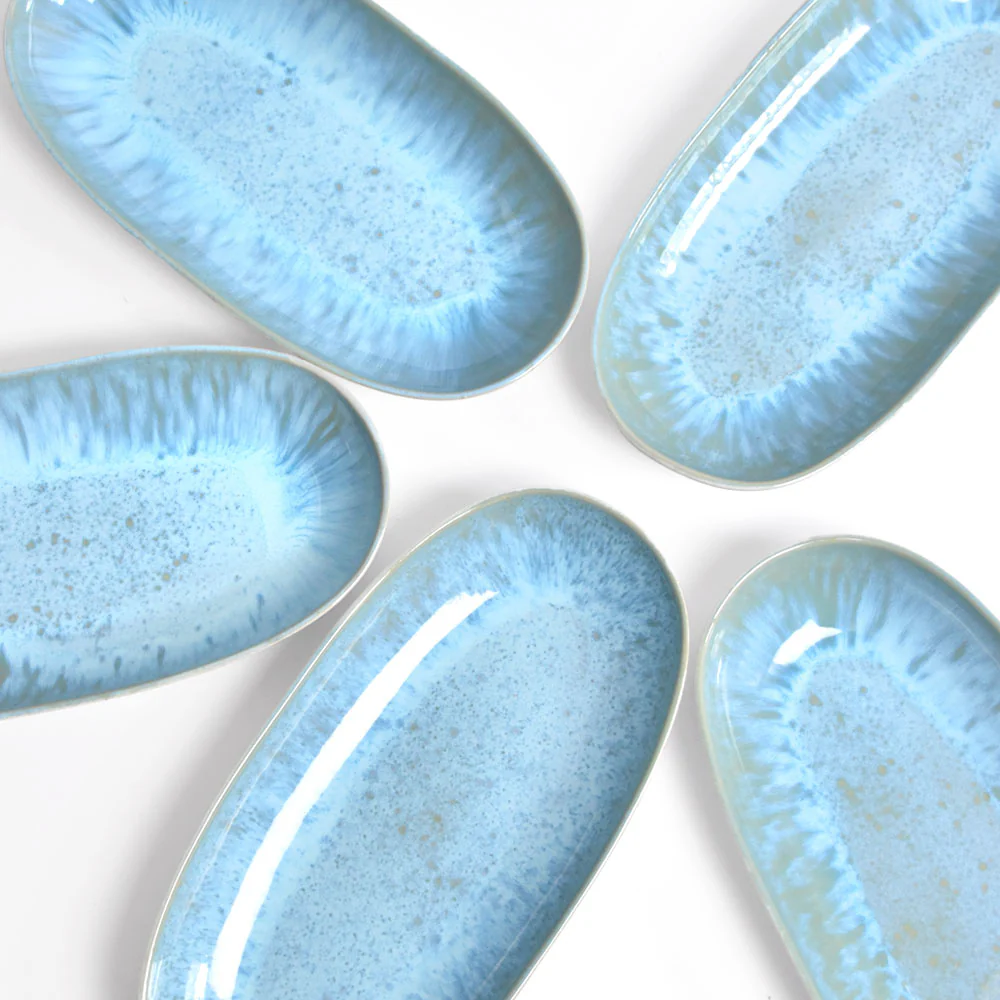 Plat de service L | Bleu água - Image 4