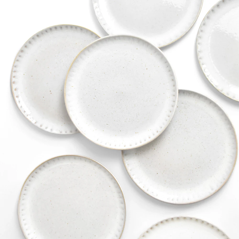 Grande assiette | Blanc audacieux - Image 4