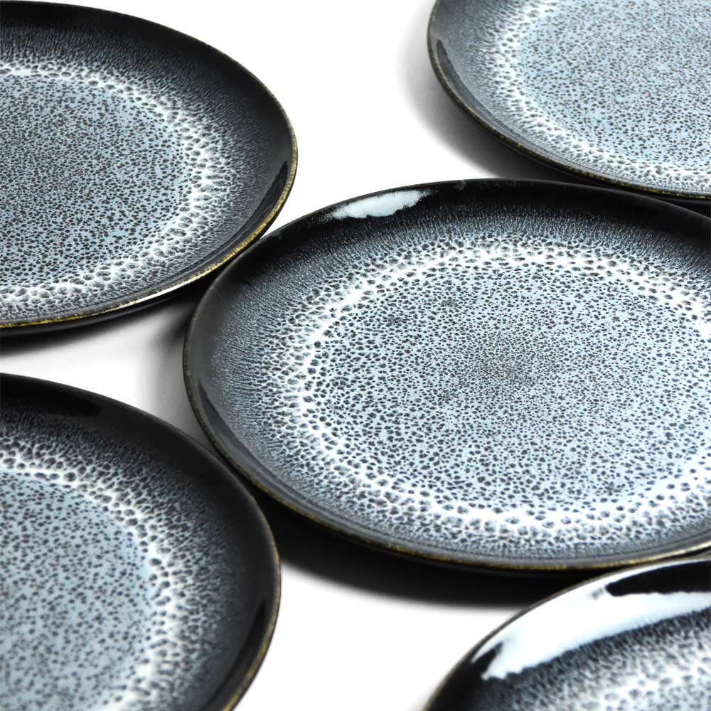 Grande assiette | Noir écume - Image 5