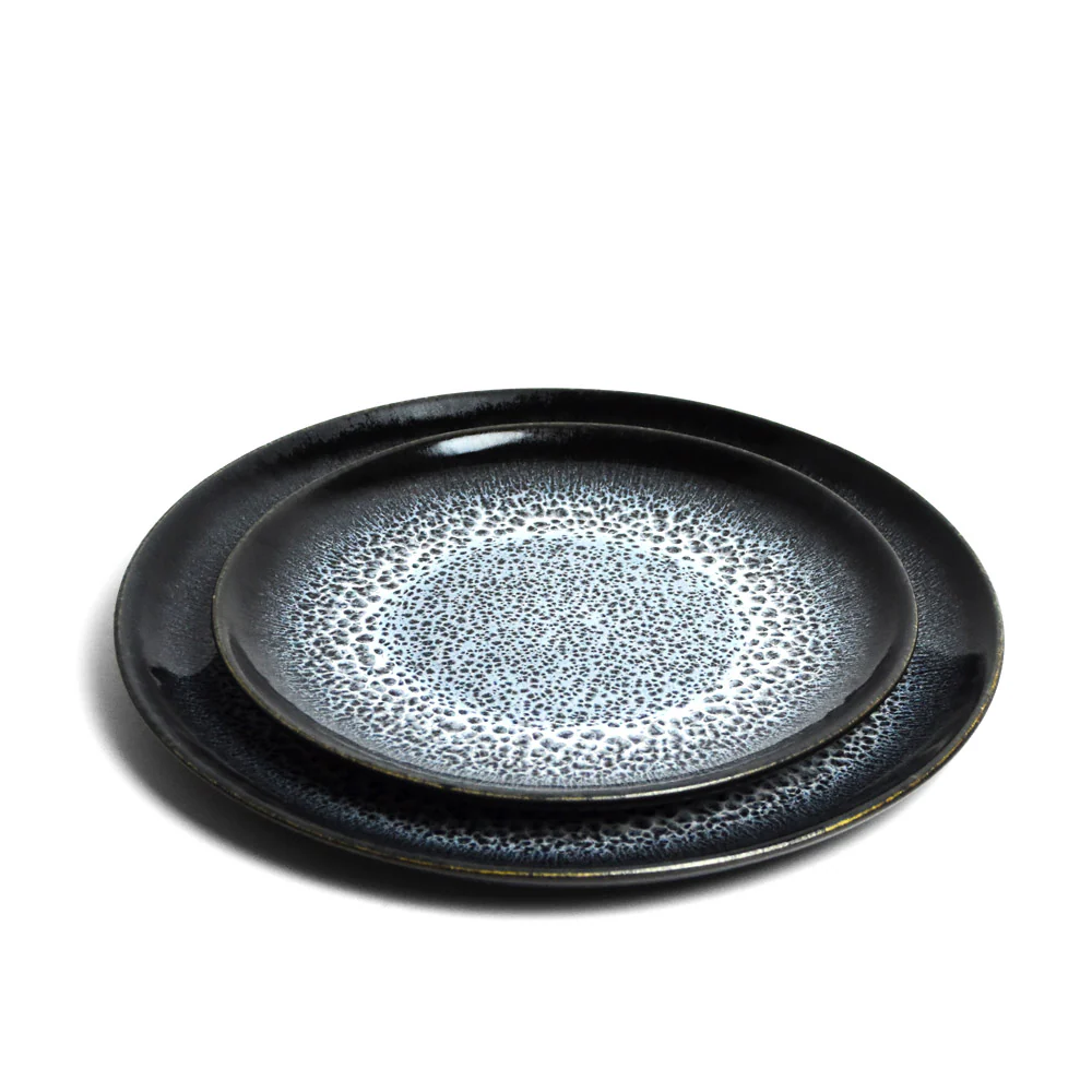 Grande assiette | Noir écume - Image 7