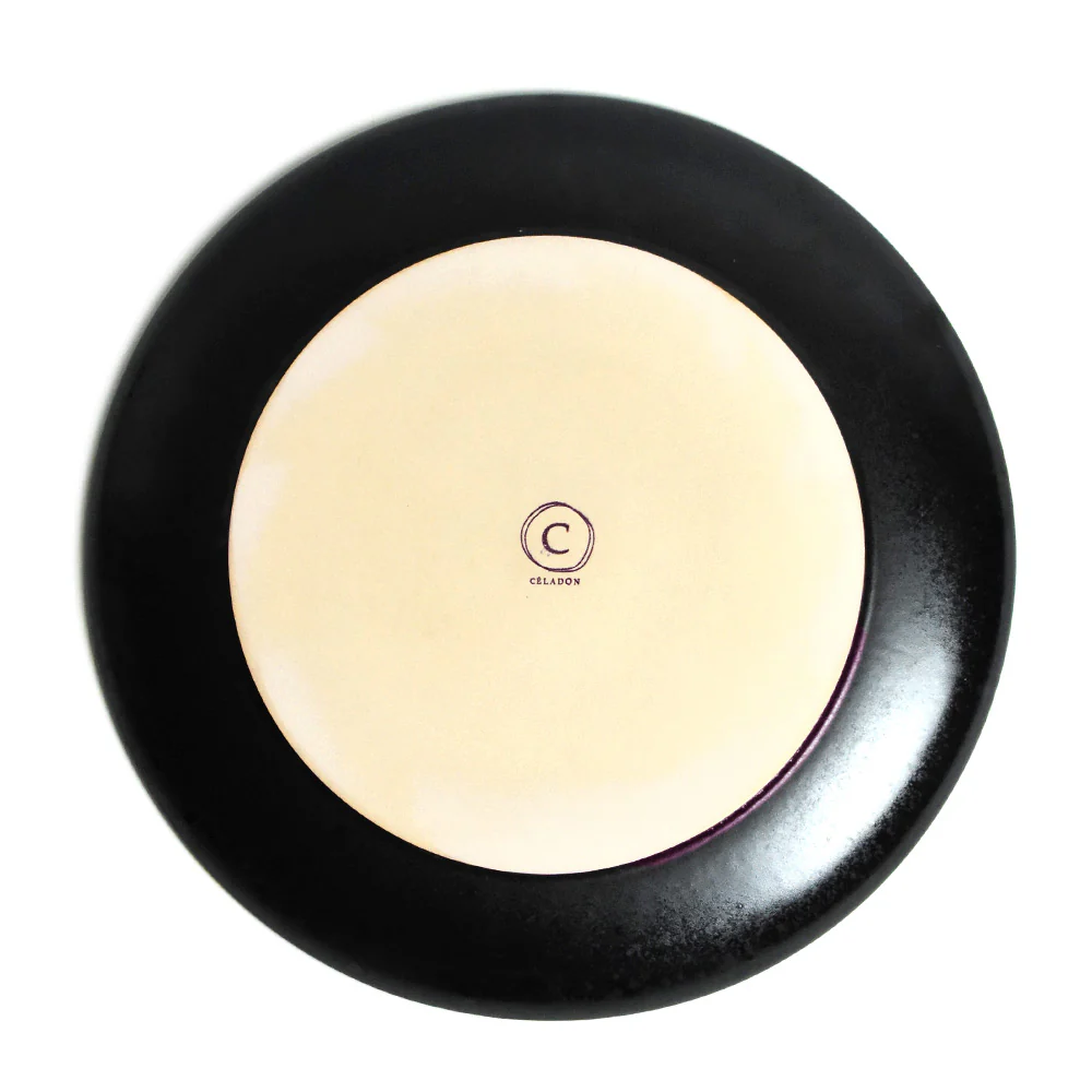 Grande assiette | Noir écume - Image 8