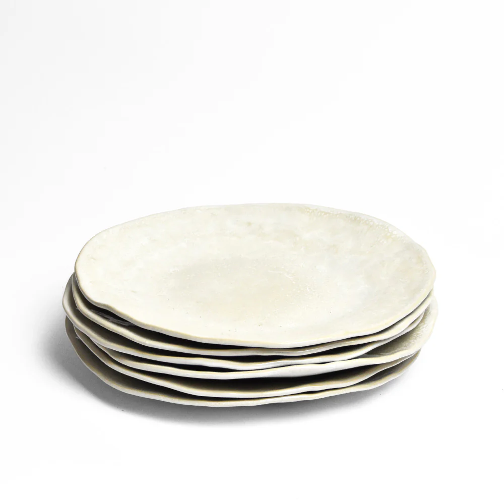 Grande assiette Onda | Beige sable - Image 5