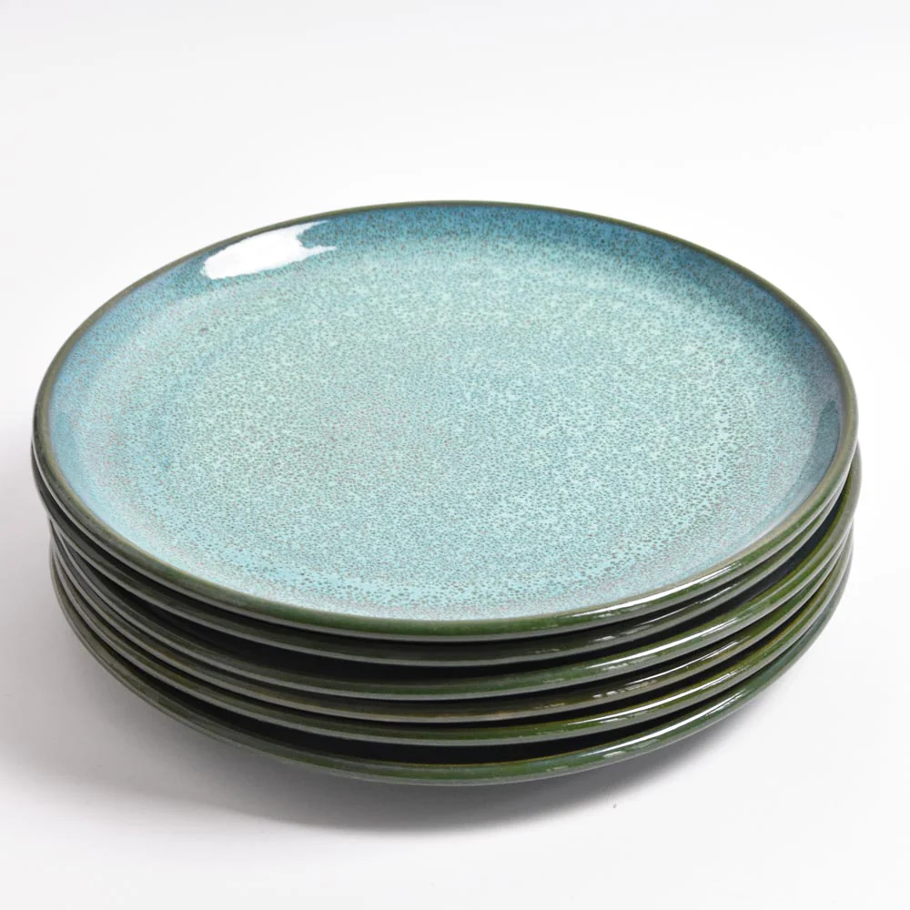 Grande assiette | Vert turquoise - Image 6
