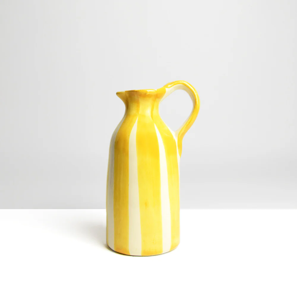 Petit pichet | Jaune Linhas - Image 3