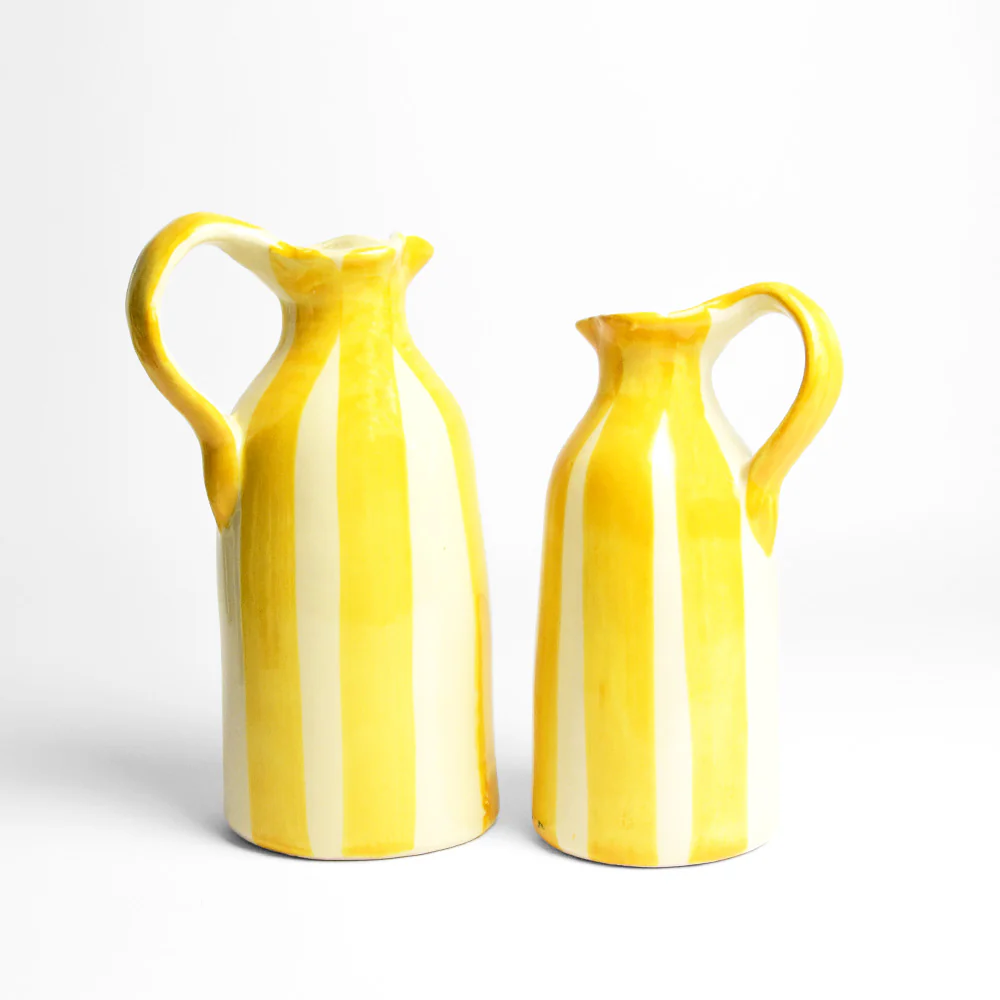 Petit pichet | Jaune Linhas - Image 7