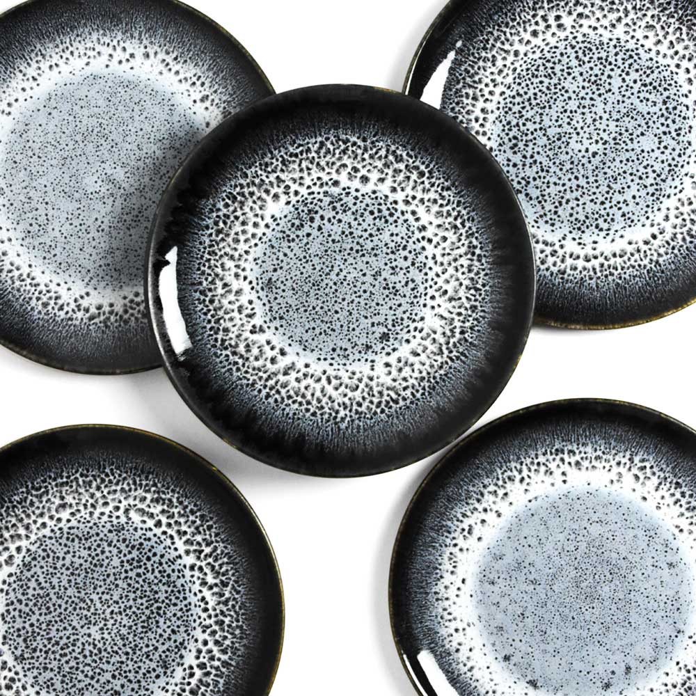 Petite assiette | Noir écume - Image 3