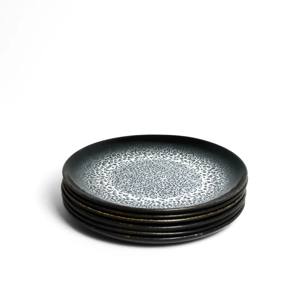 Petite assiette | Noir écume - Image 4