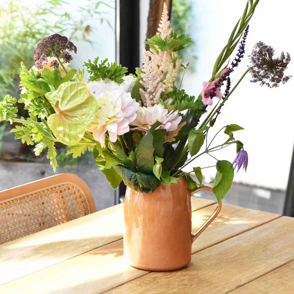 Pichet rond | Terracotta sienna - Image 5