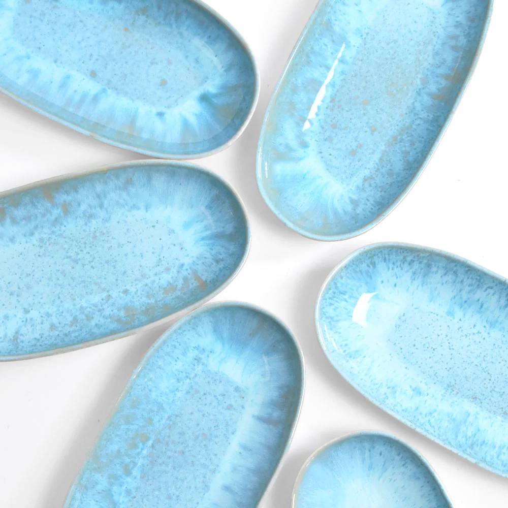 Plat de service M | Bleu água - Image 4