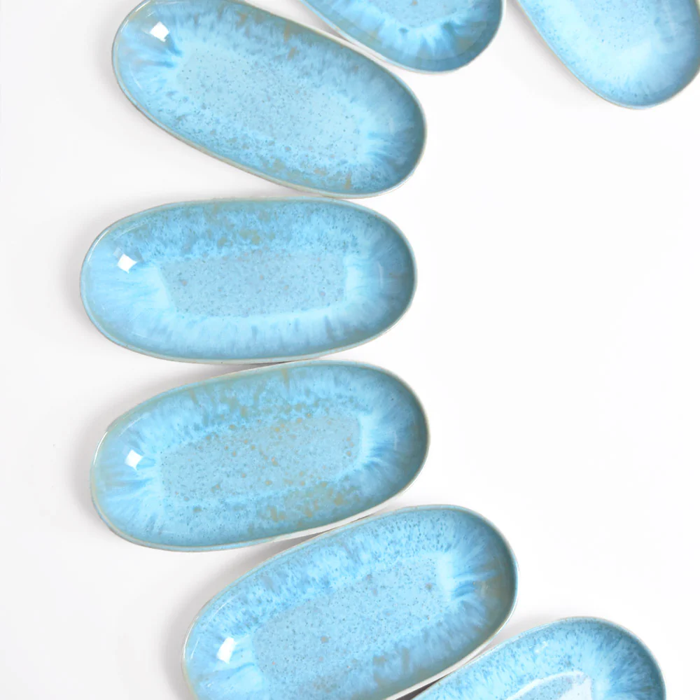 Plat de service M | Bleu água - Image 5