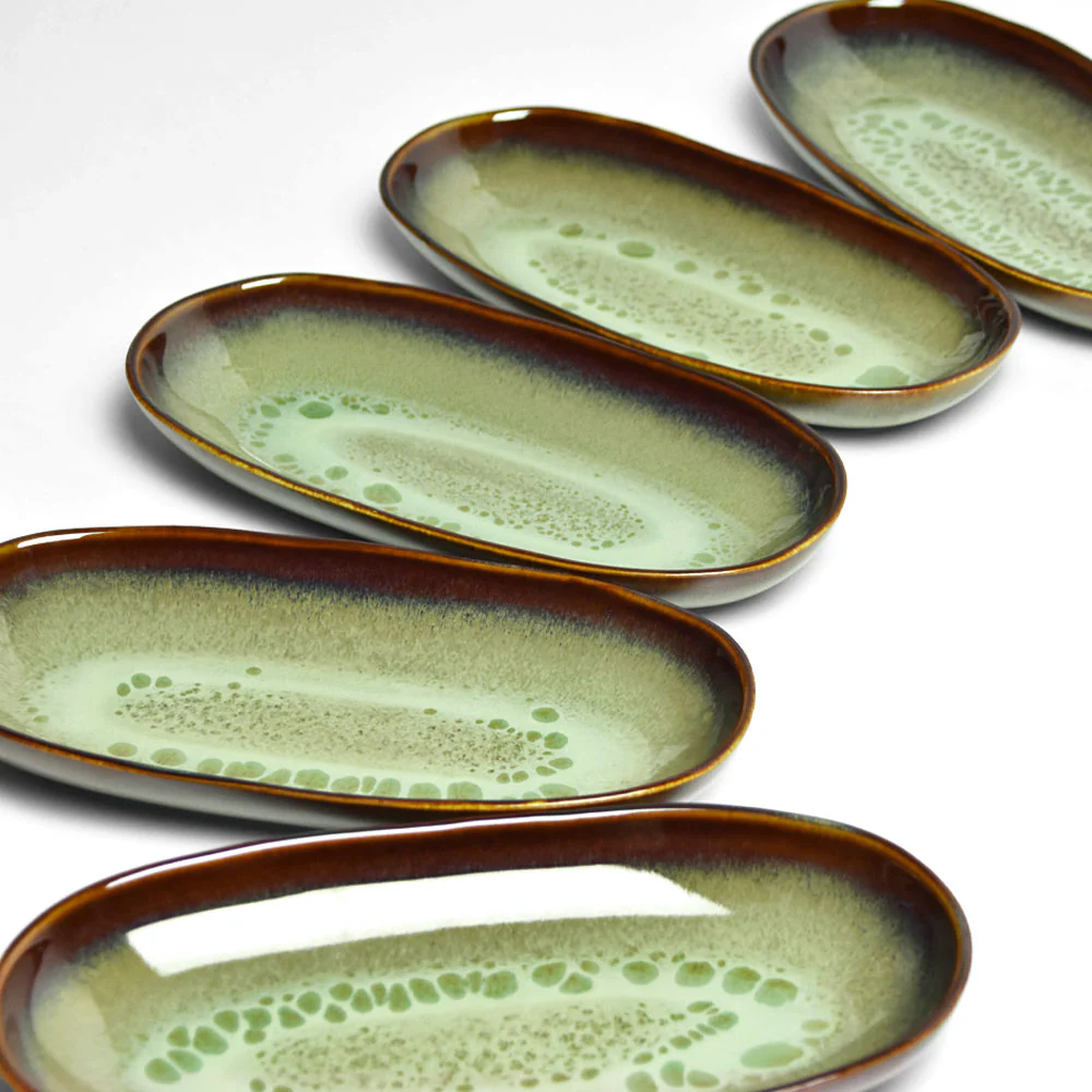 Plat de service M | Vert rivage - Image 3