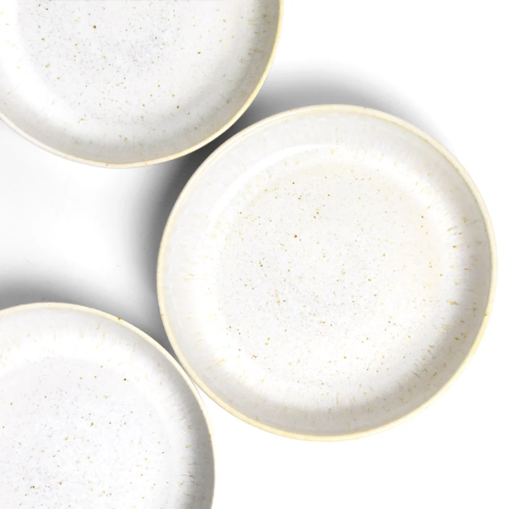 Plat de service rond | Blanc audacieux - Image 7